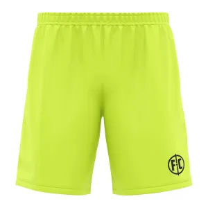 Active Look FC Match Football Short - Fluro Yellow