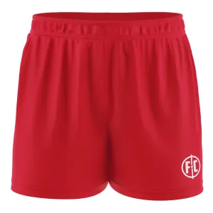 Comfortable Flex Low Maintenance Fabric FC Match Football Short Womens - Red