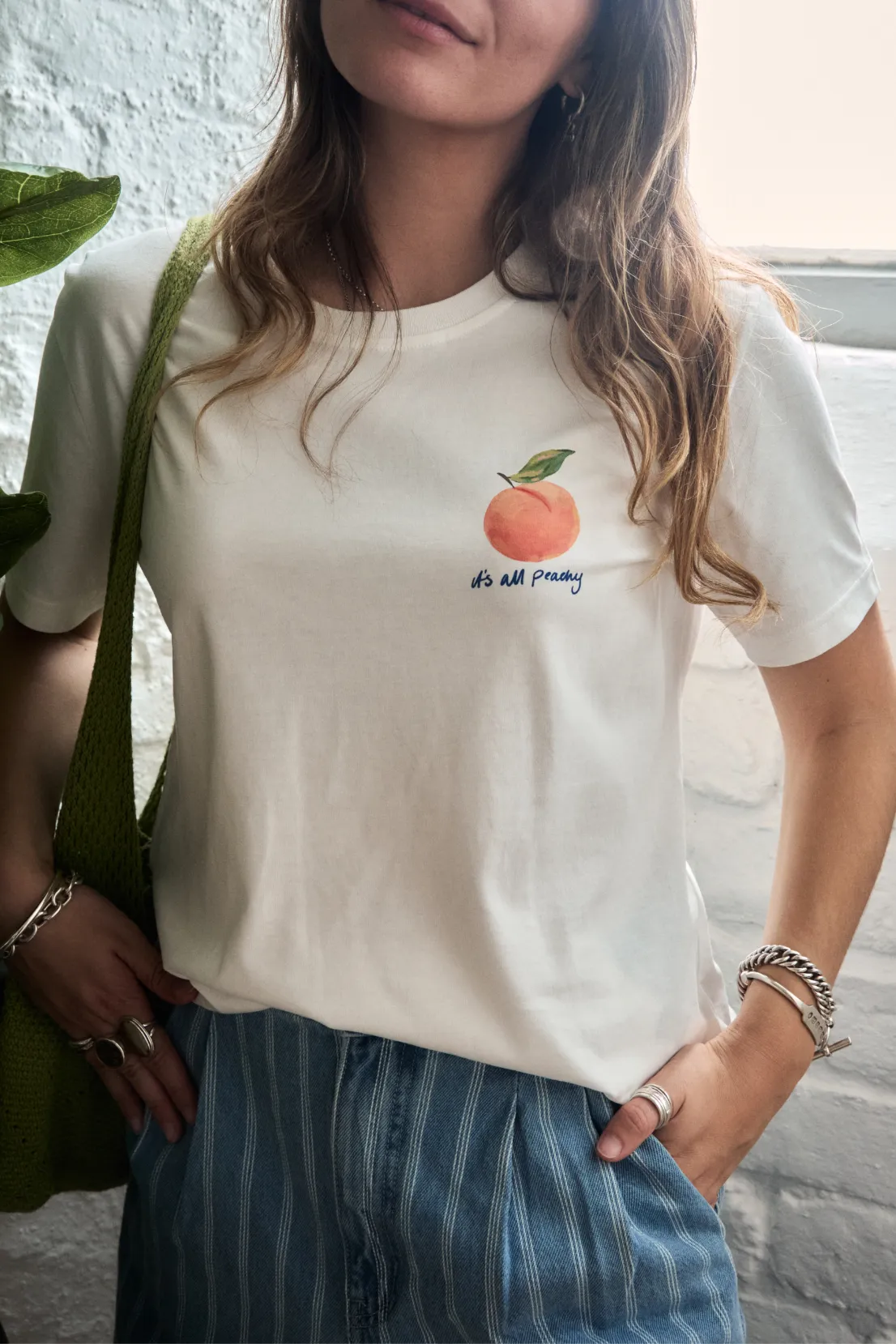 O&F It's all Peachy Tee Perfect Style Subtle Details