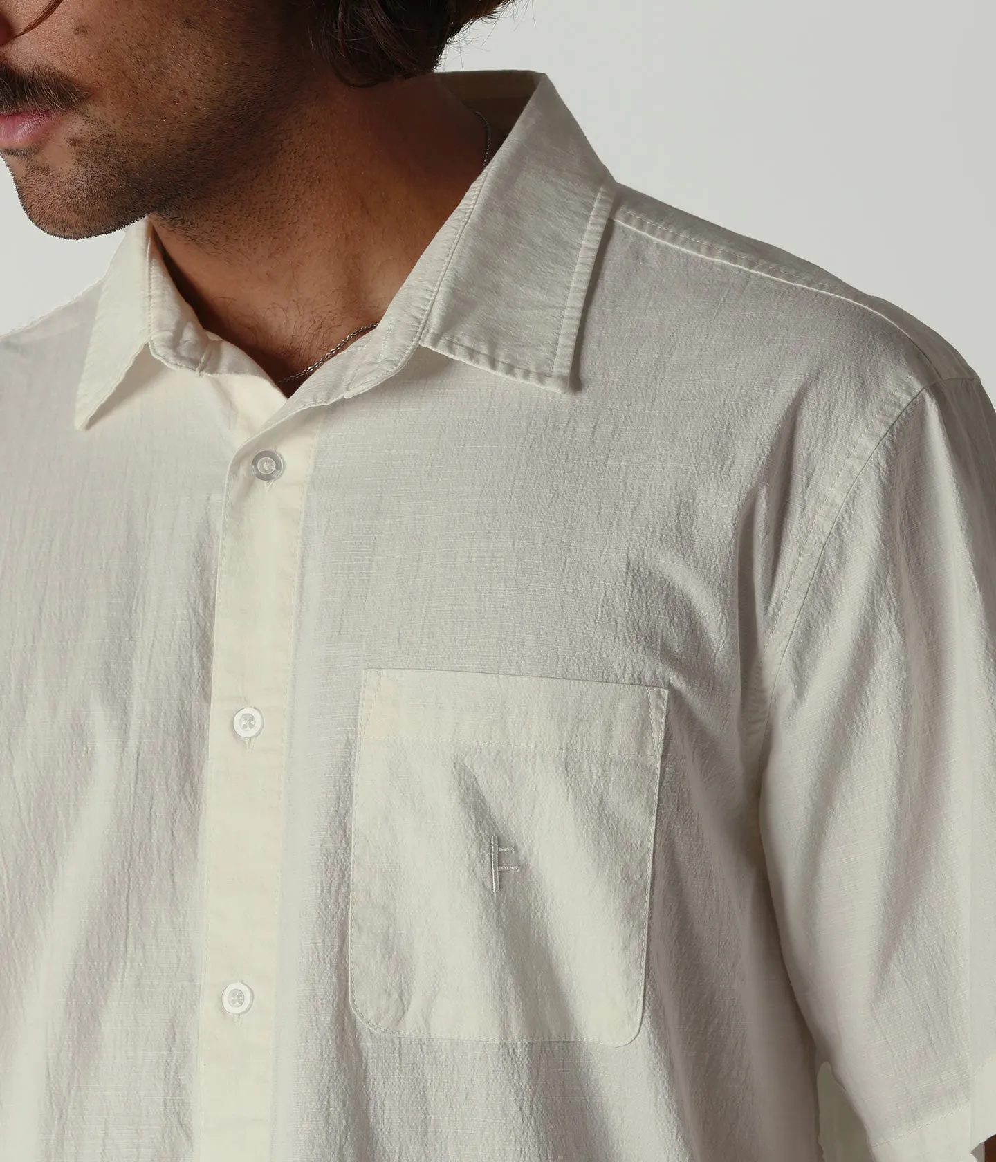 Bold Style Versatile Top VIVIAN SS SHIRT // MUSHROOM