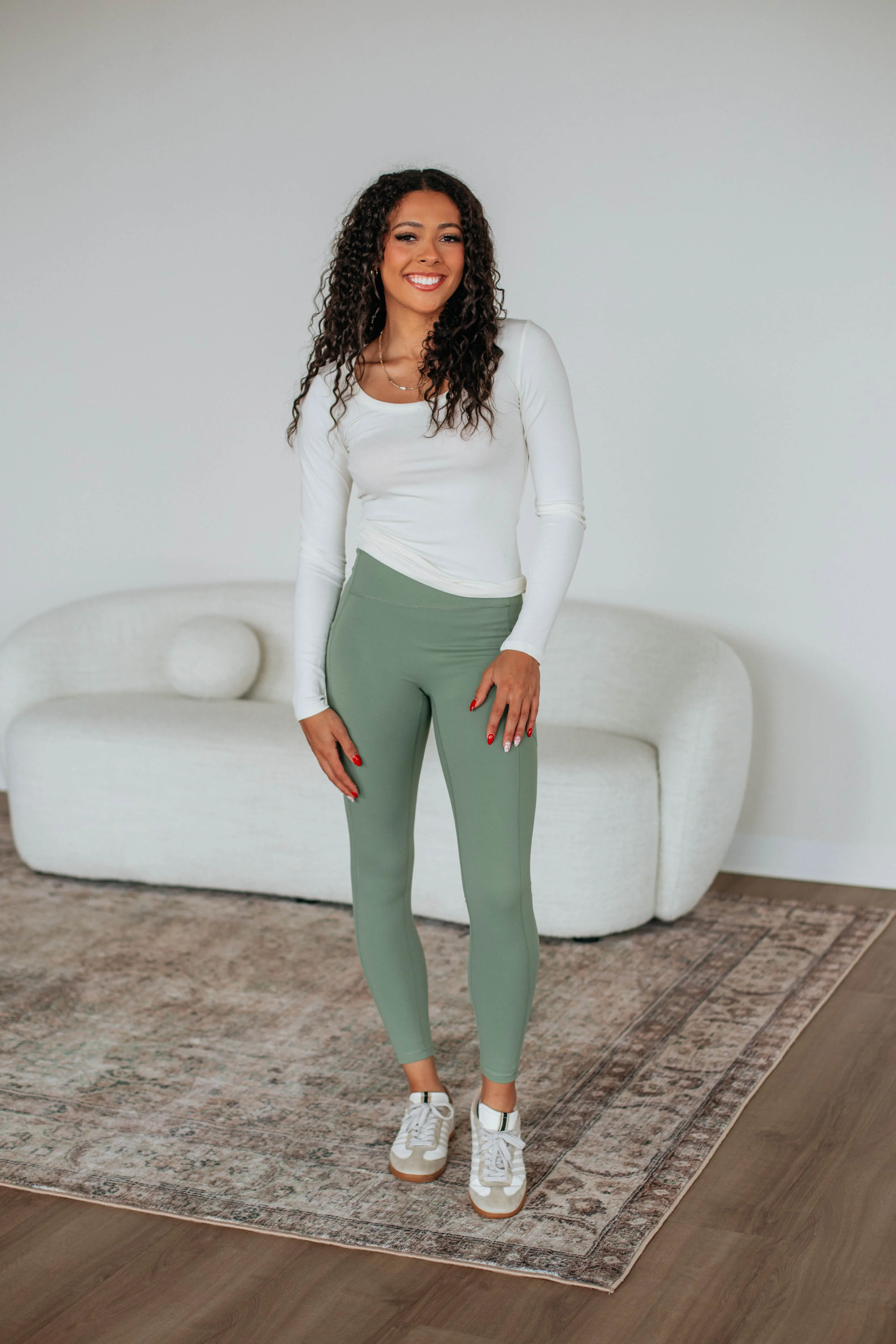 Effortless Wear Fit Maylor Active Leggings - Aloe