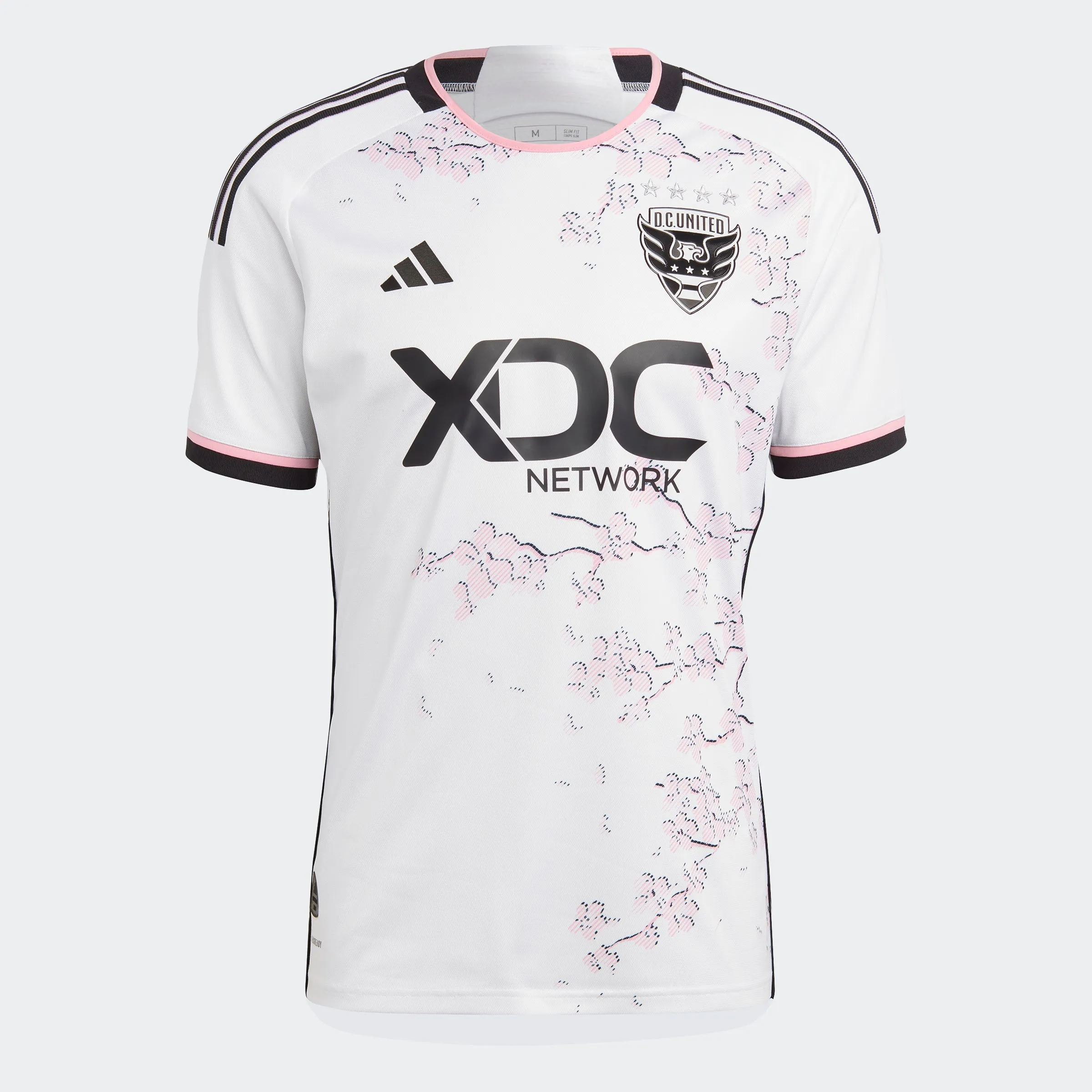 Hybrid Ply Construction adidas D.C. United 23/24 Away Authentic Jersey | White | Men's