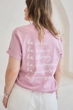 O&F Be Tee - Lilac Friction Free Inner Lining Light Fit Wear