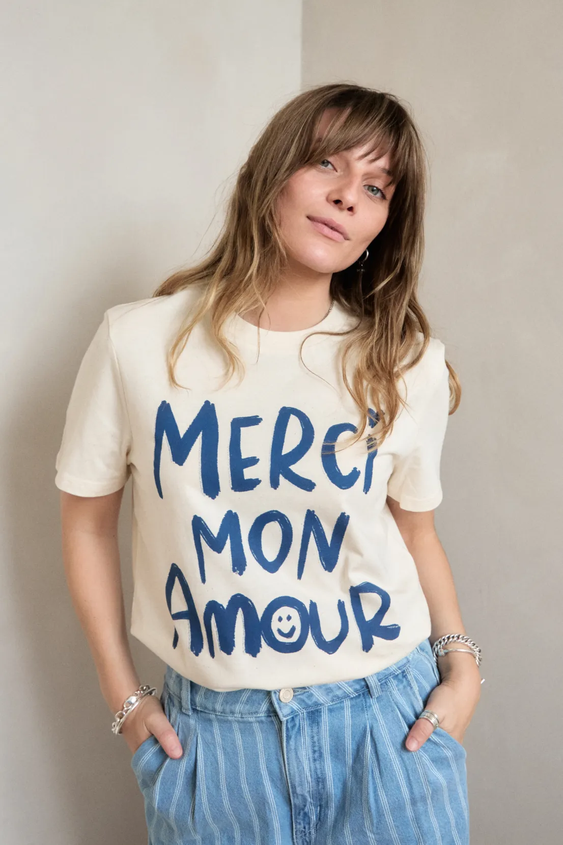 O&F Merci Mon Amour Tee Cool Design mix and match