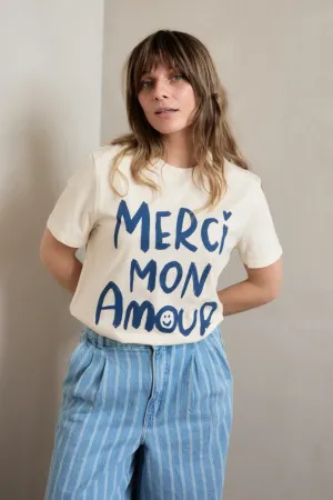 Quick-Drying Shirt O&F Merci Mon Amour Tee
