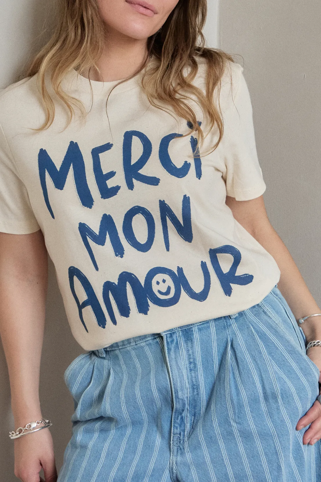 O&F Merci Mon Amour Tee Layer-Friendly