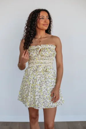 Comfortable Motion Foil Print Obsessed With You Skirt