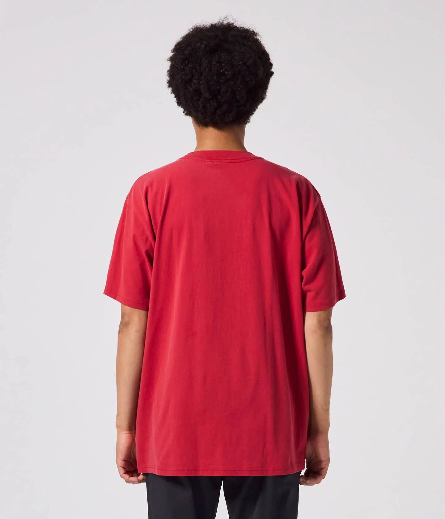 WAR POODLE T-SHIRT // WASHED RED Soft & Smooth