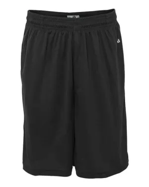 Badger Men's B-Core 10" Shorts with Pockets Temperature Regulating Fibers cargo style