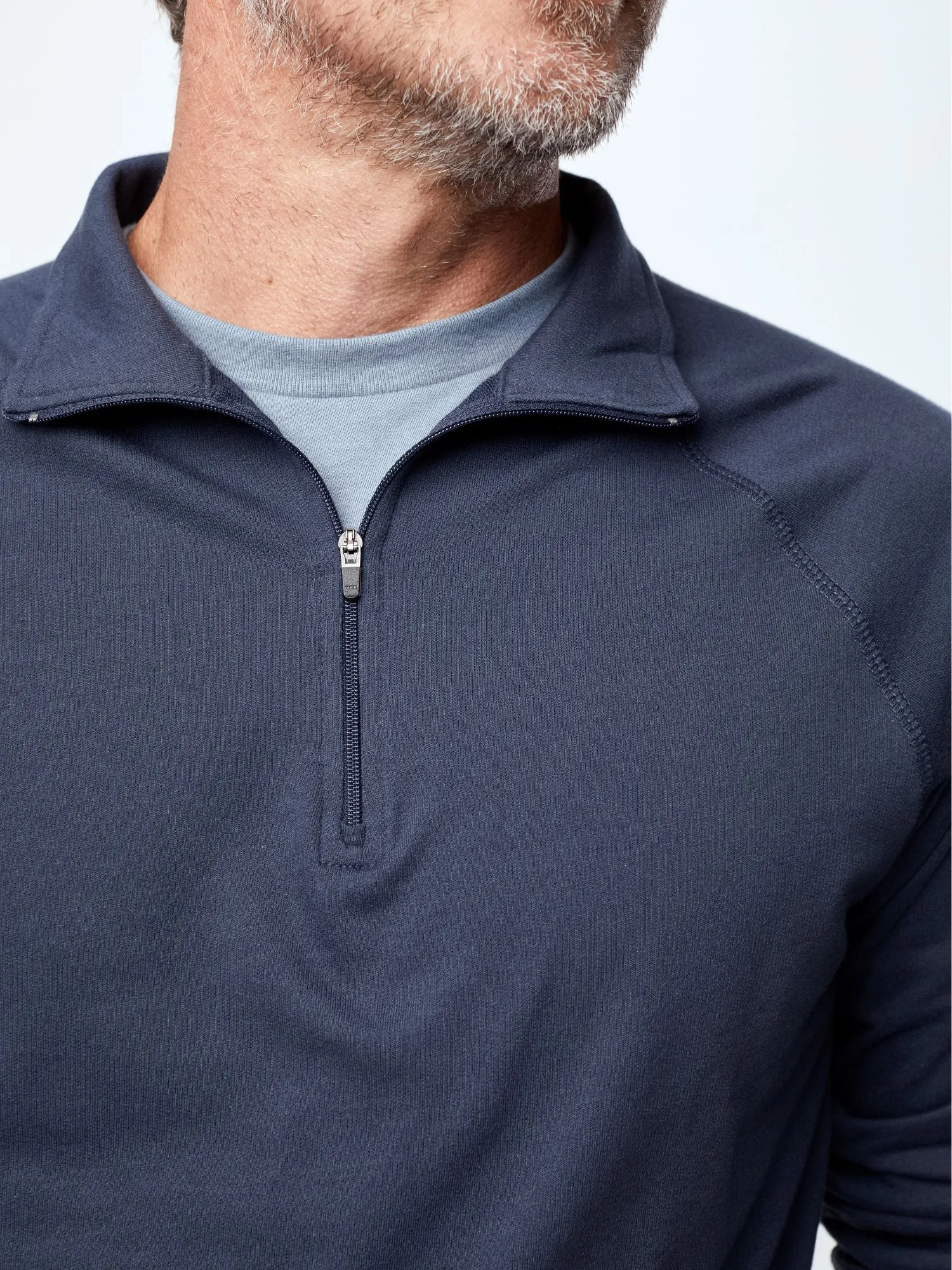 Odyssey Blue Quarter Zip Active Layer