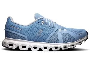 On Running Cloud 6 Chambray White (Women'S) Lightweight Cushioning Technology NarrowToeBox