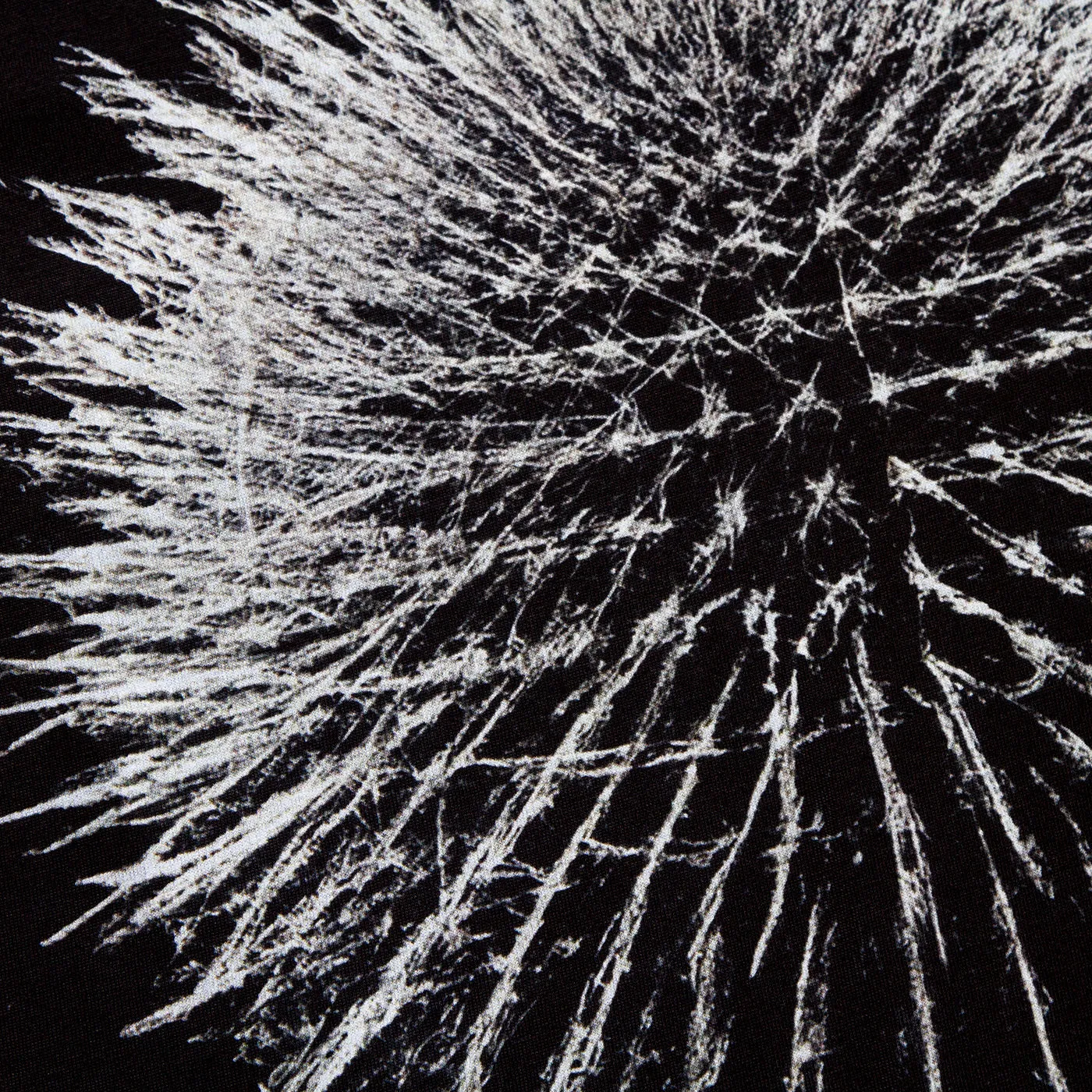 Orb 003 Disco Psychedelia Front Print - Sweatshirt - Black Minimal Staple