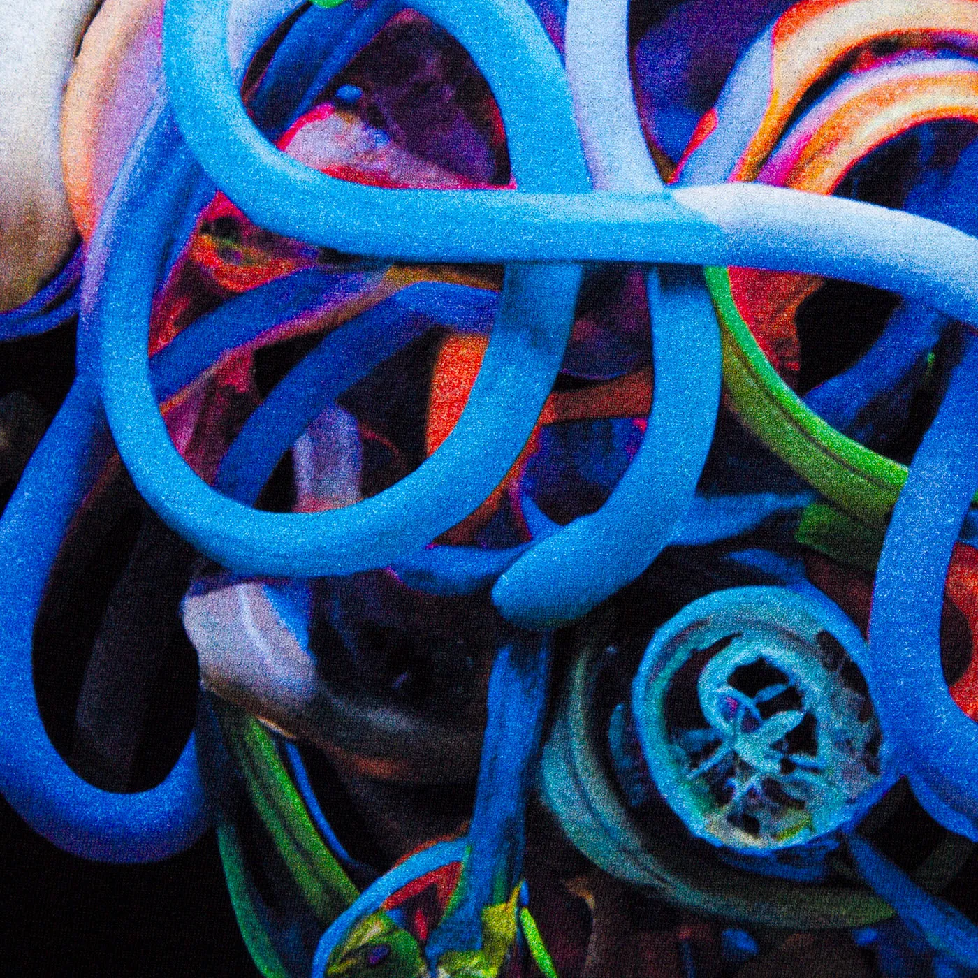 color fast Casual Orb 014 Disco Psychedelia - Sweatshirt - Black