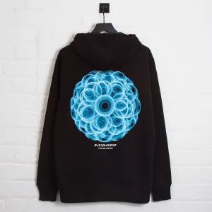 Fashion Fit Orb 047 Disco Psychedelia - Pullover Hood - Black