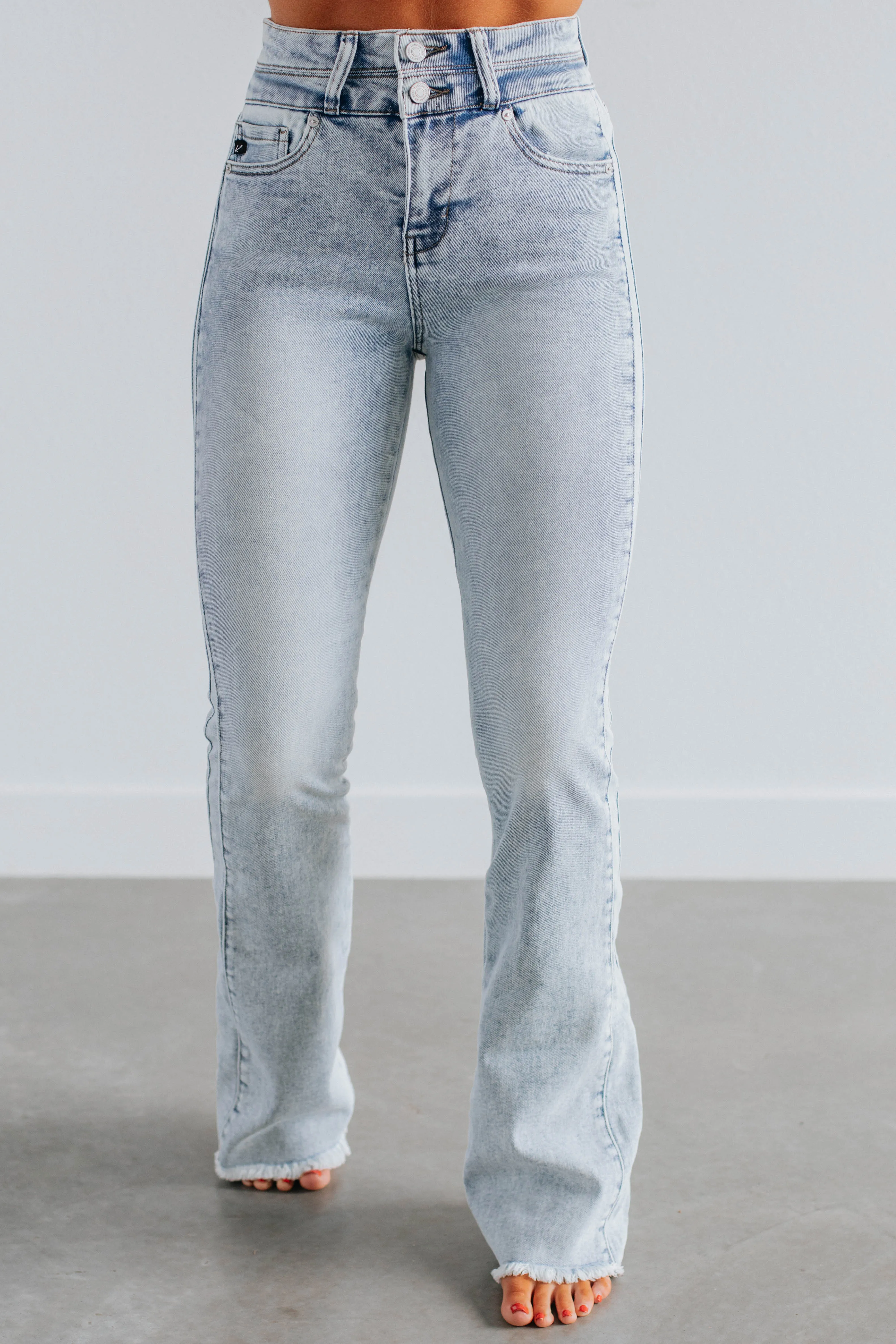 Orlando KanCan Bootcut Jeans - Light Wash Smooth Form