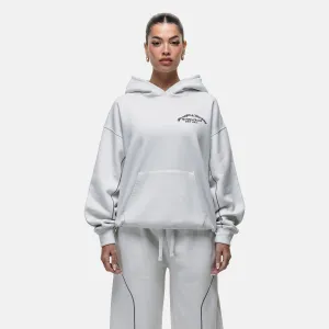 right for hot weather Vintage Look Overlock Vintage White Hoodie