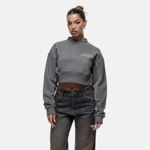 Overlock Washed Gunmetal Hoodie Metallic colors Cozy Hoodie Wear