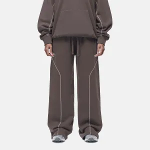 Trail Ready Convertible legs Overlock Washed Taupe Sweatpant