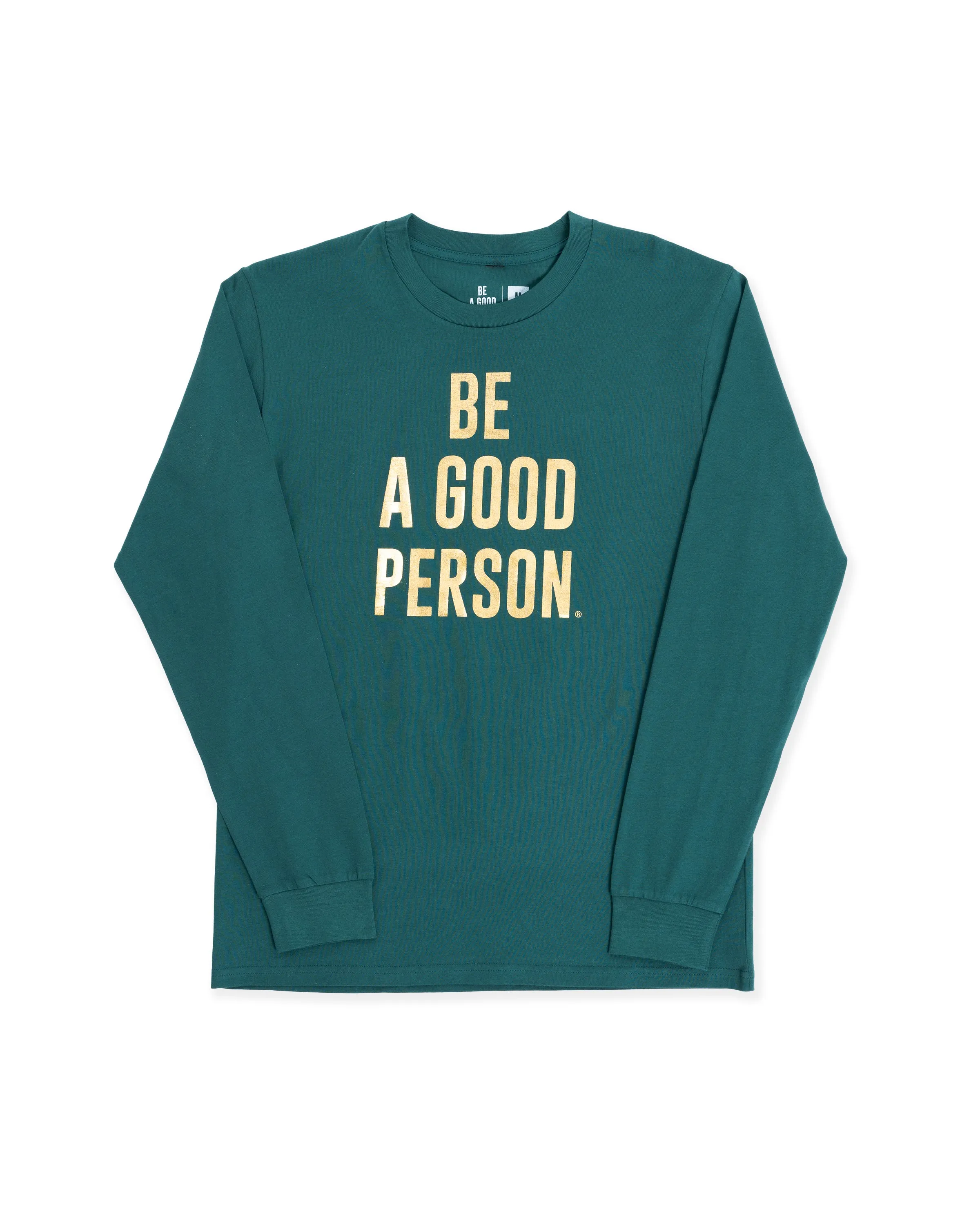 Foil Long Sleeve - Green/Gold Fashionable Look Comfy and Soft