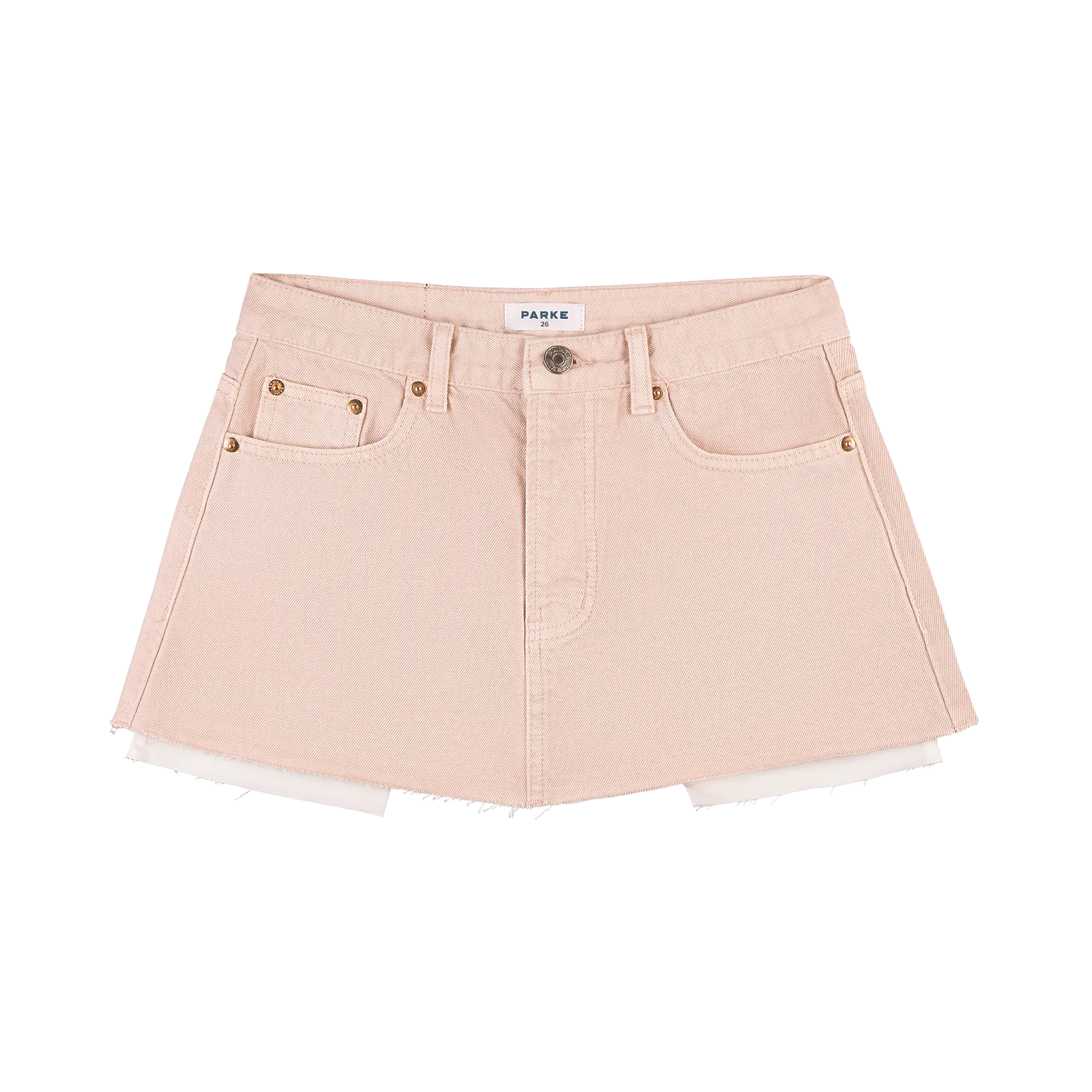 Nylon shorts cool tones Parke x SCL Denim Skirt