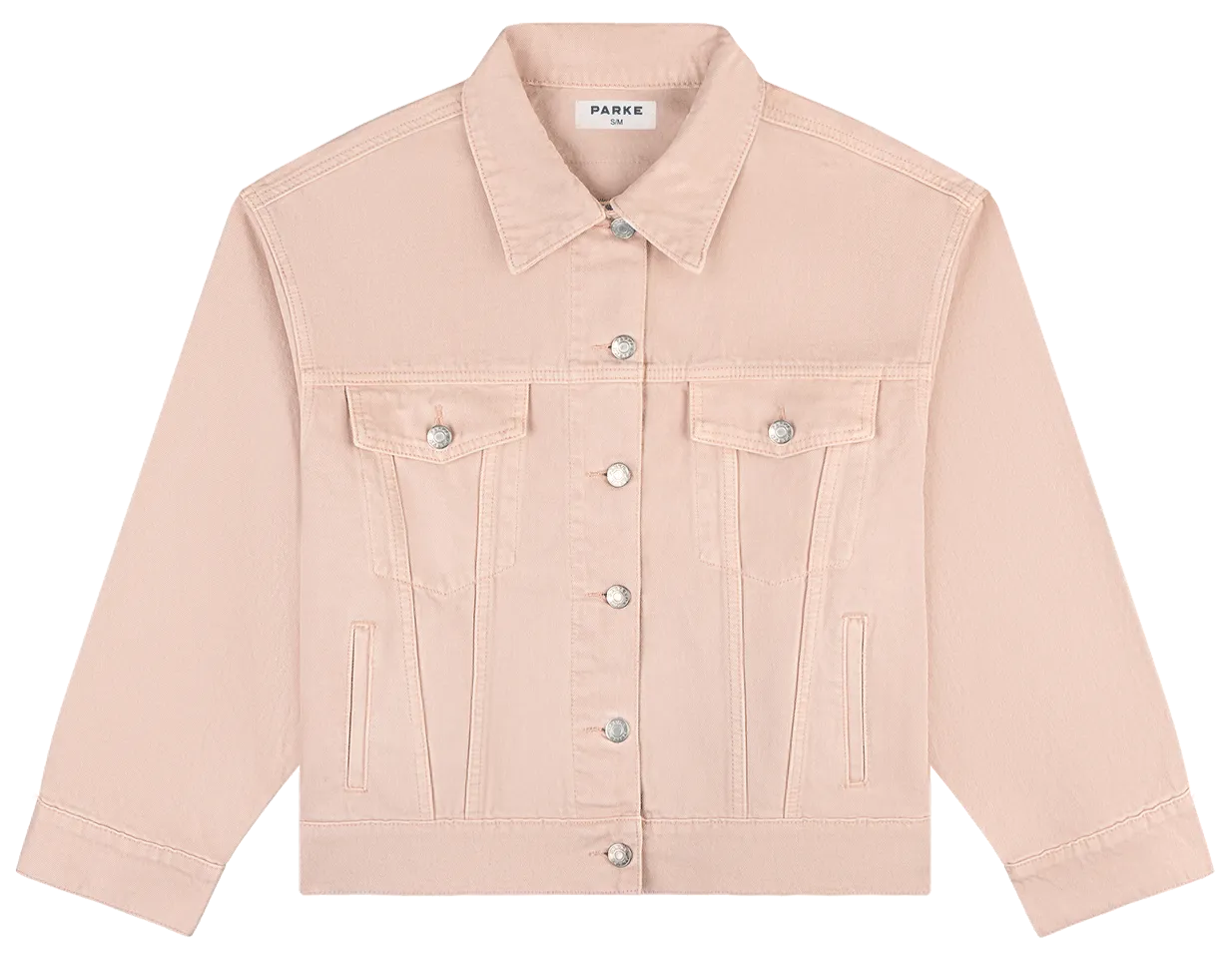 Cotton Twill DetachableLining Parke x SCL Oversized Jean Jacket