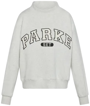 Comfy Street Style Parke x SET Varsity Mockneck