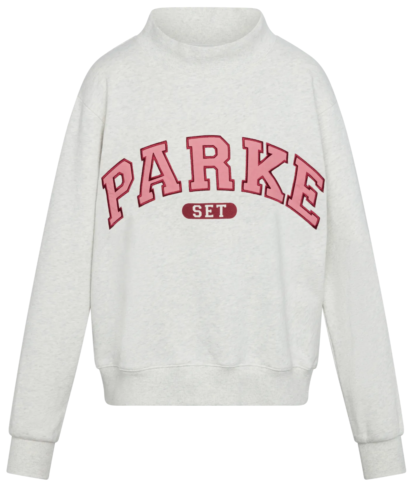 Comfy Hoodies Rough texture Parke x SET Varsity Mockneck