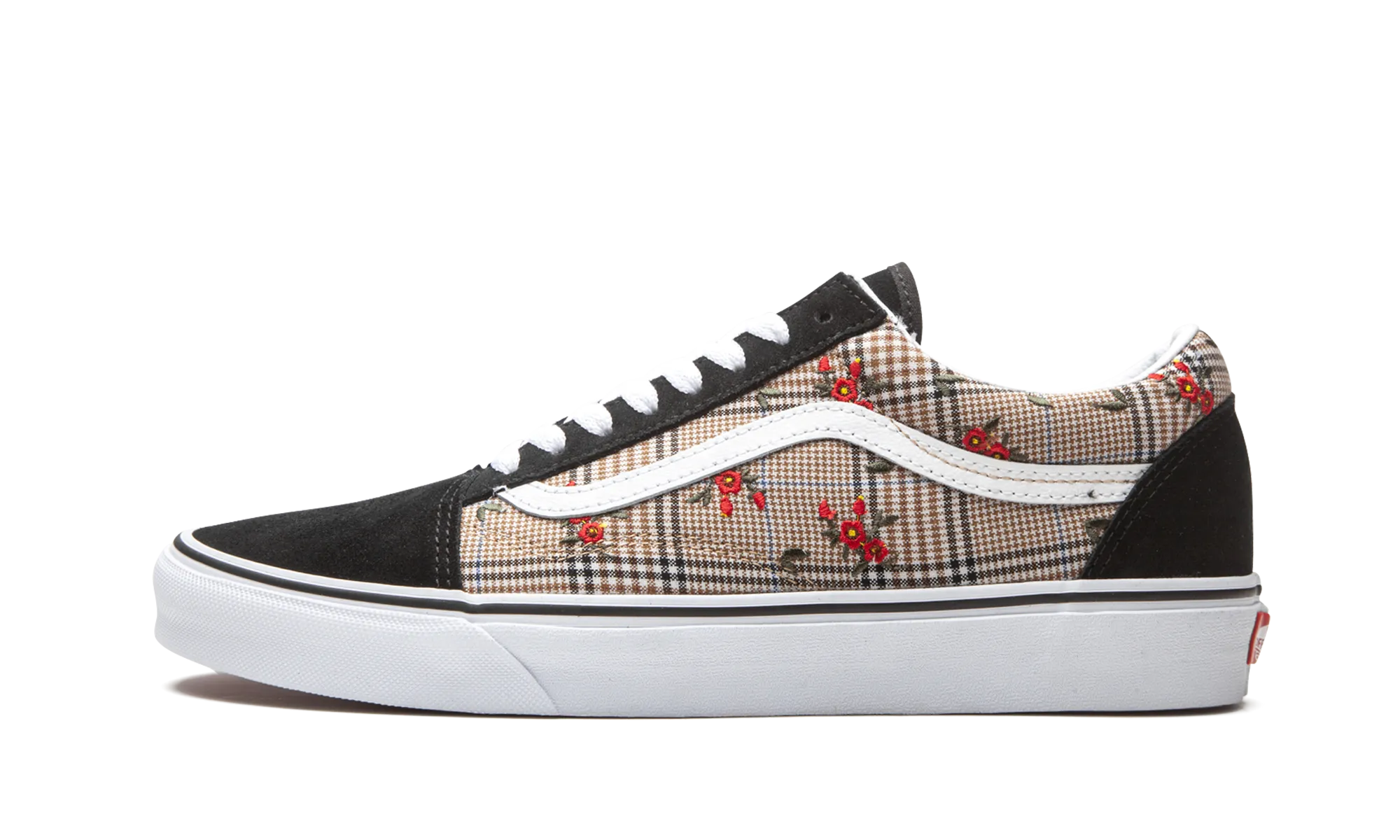 Old Skool "Glen Plaid Floral" Cushioned Base Health Focused Dad Pick
