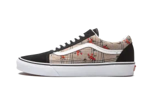 Old Skool "Glen Plaid Floral" Cushioned Base Health Focused Dad Pick