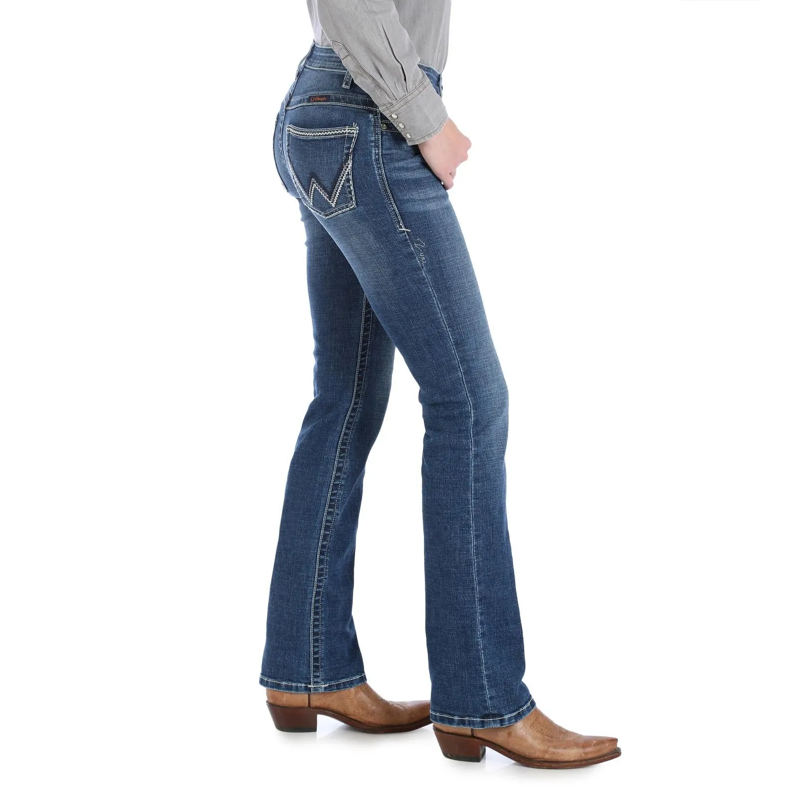 Wrangler Women's Willow Ultimate Riding Jean in Davis Premium Cotton Blend