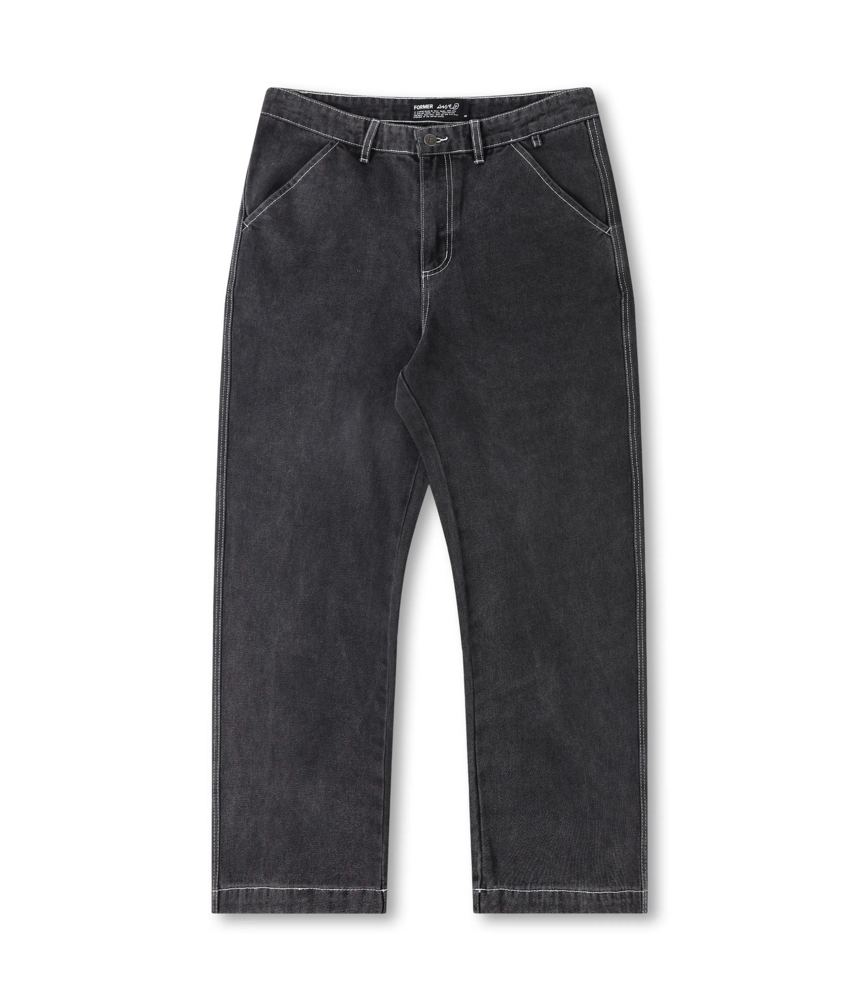REYNOLDS FLATLINE DENIM PANT // WASHED BLACK Quick Cool Urban Fit
