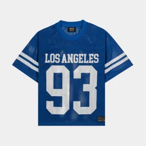 Easy Motion Los Angeles Mesh Mens Jersey (White/Blue)