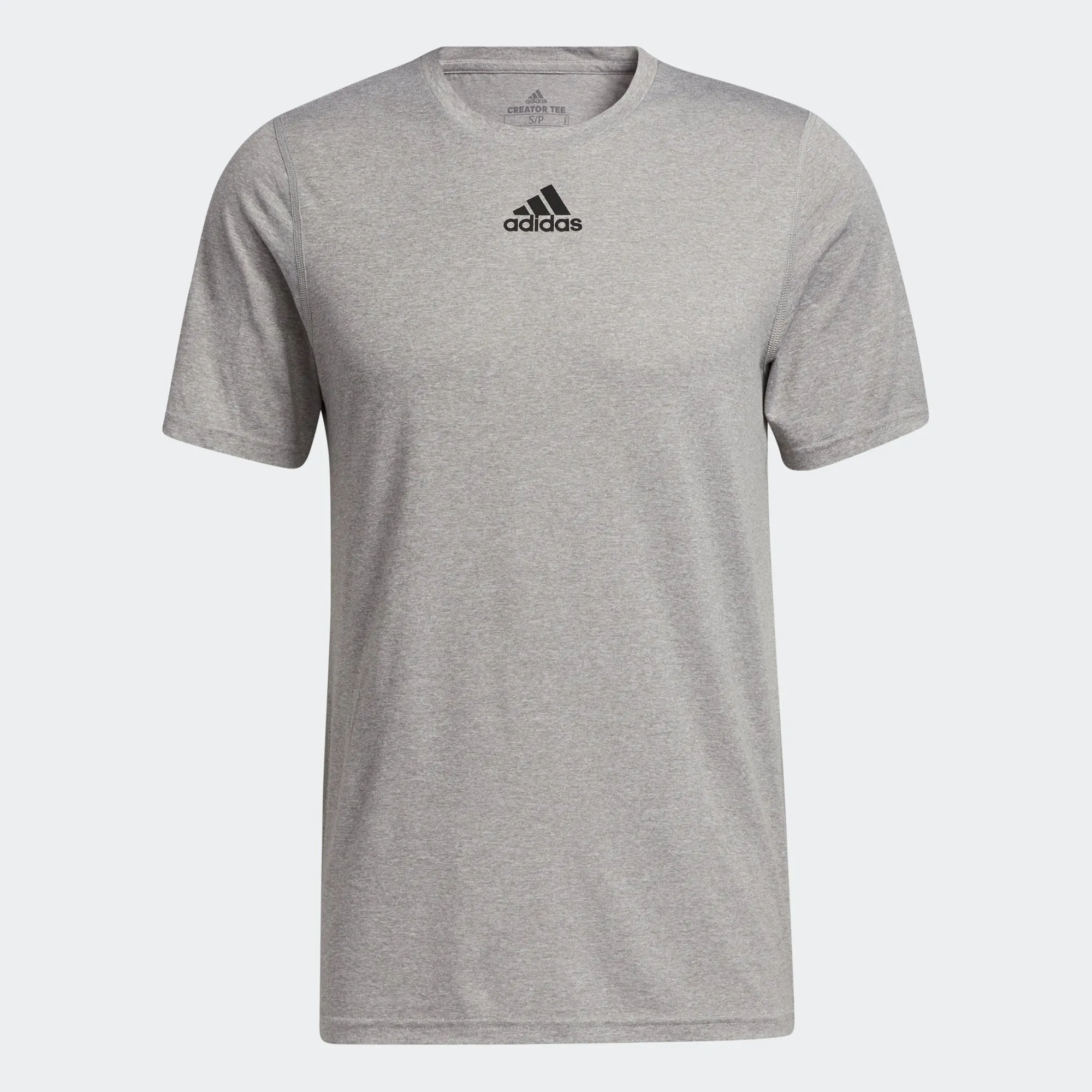 ethical Active Wear adidas CREATOR Short Sleeve Tee | Light Grey | Men's