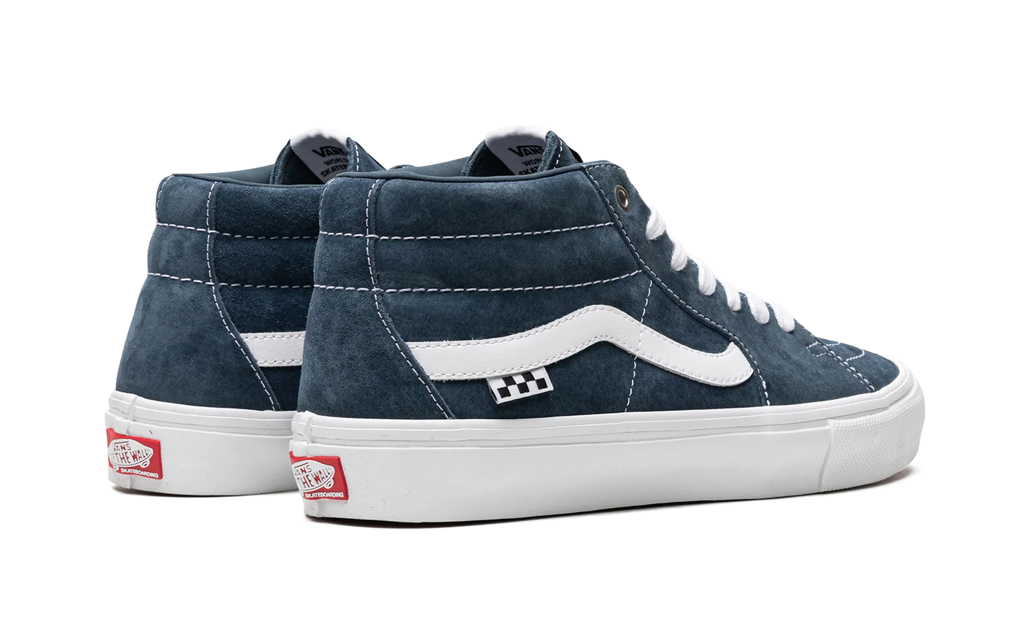 Pig Suede Skate Grosso Mid "Blue/White" Style Pop