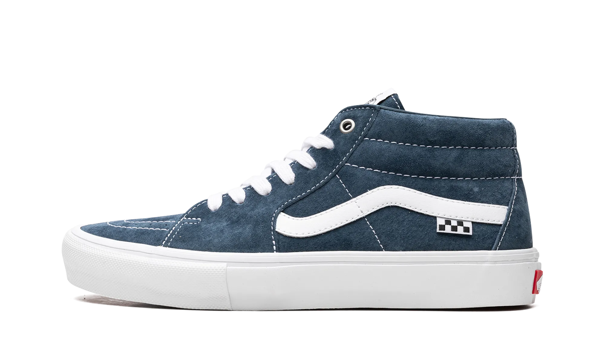Wet Land Pig Suede Skate Grosso Mid "Blue/White"