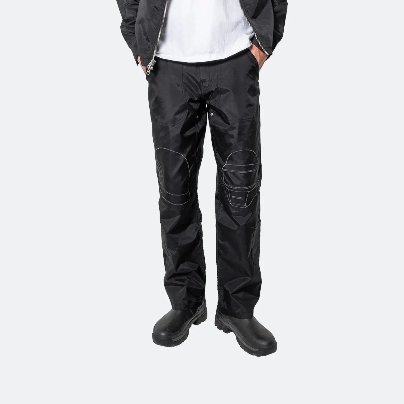 Pleasures Helmets Nylon Work Pant Sporty Comfort Fit High Durability Thread