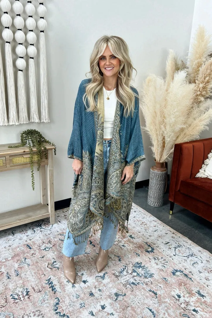 Pondicherry Woven Kimono Non Irritating Seams Compact Style