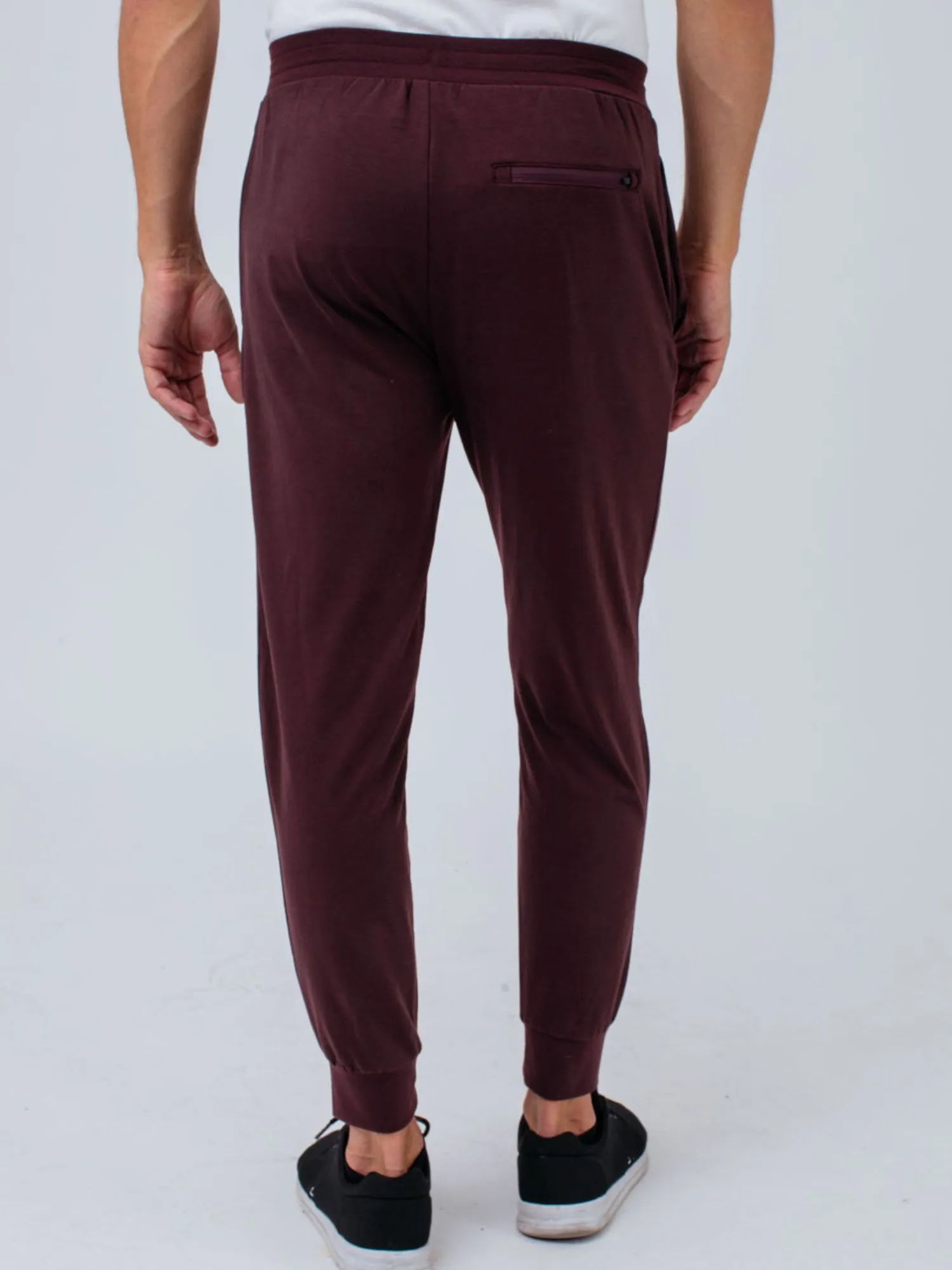 Port Red Day Off Jogger Fitted waist
