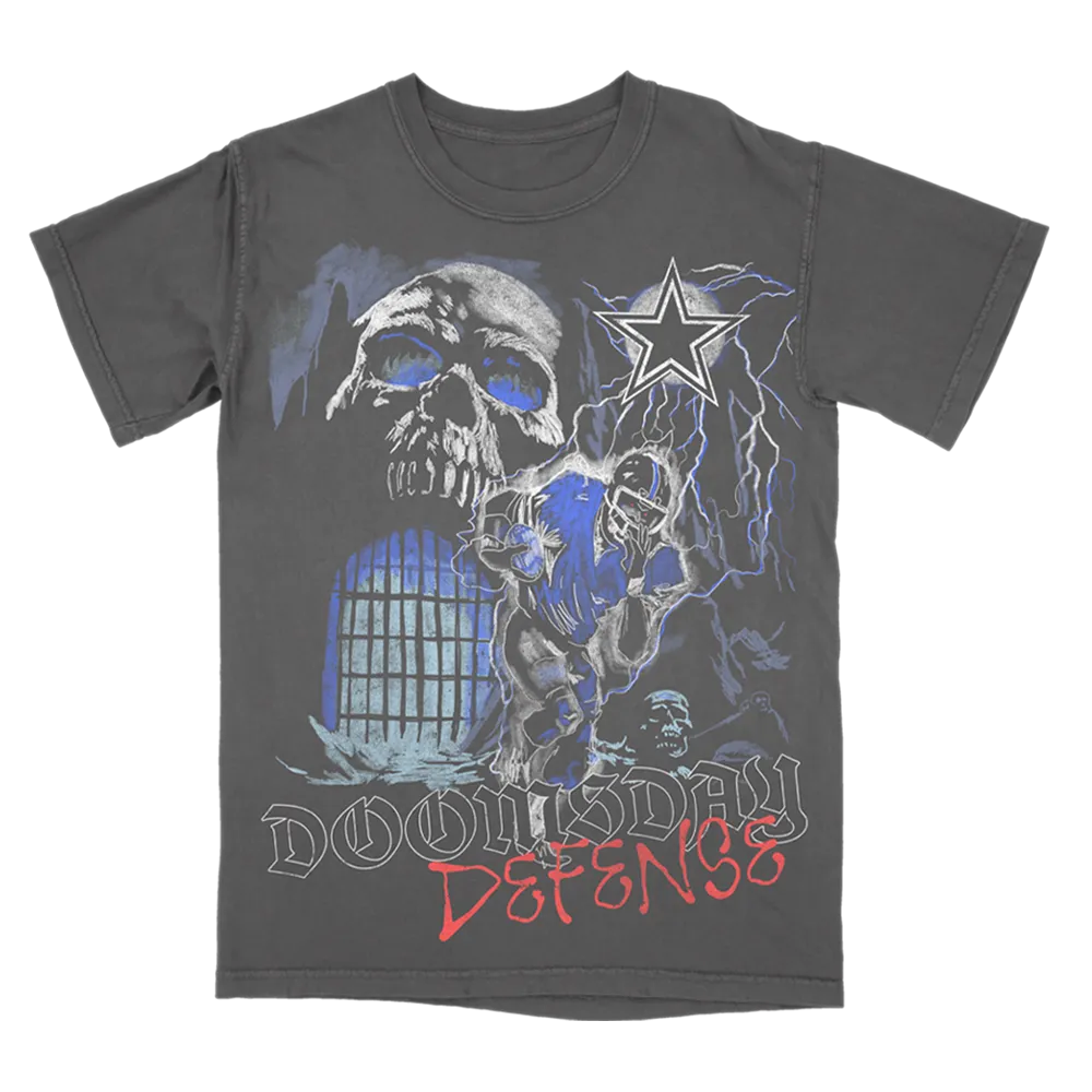 Eco Conscious Production Post Malone X Dallas Cowboys Doomsday Defense T-Shirt