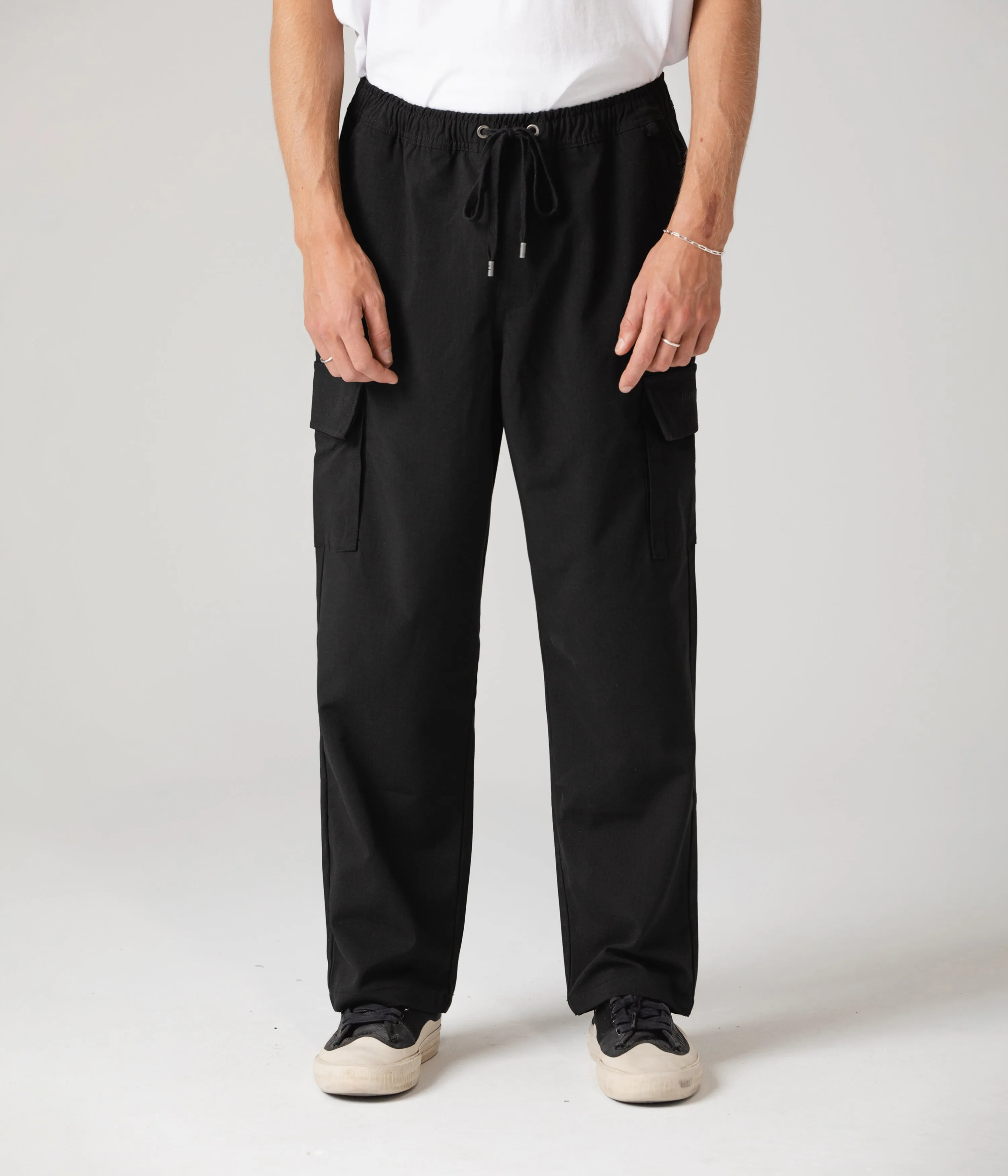 Movement Ease SustainableManufacturing PRAYER PANT CARGO // BLACK