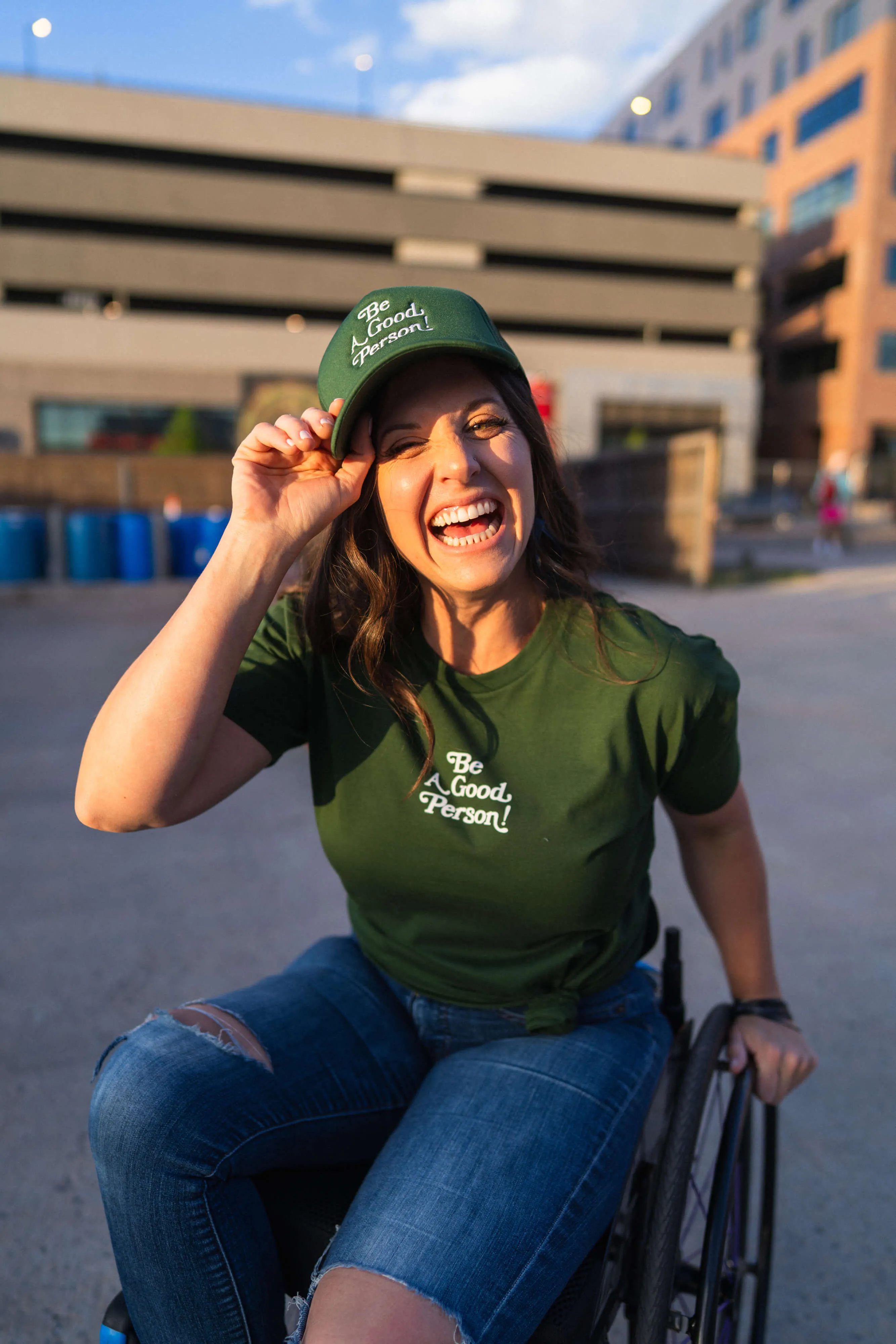 Active Trend Exclamation T-Shirt - Green