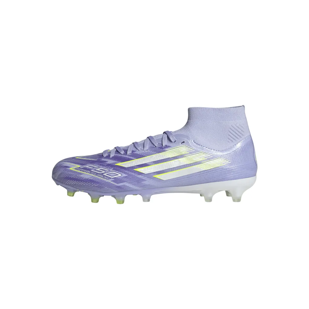 responsive - cushioning shoes library - shoes Adidas F50 Women's Sparkfusion Pro FG/AG Football Boots (Violet Tone/Lucid Lemon/Purple Rush)