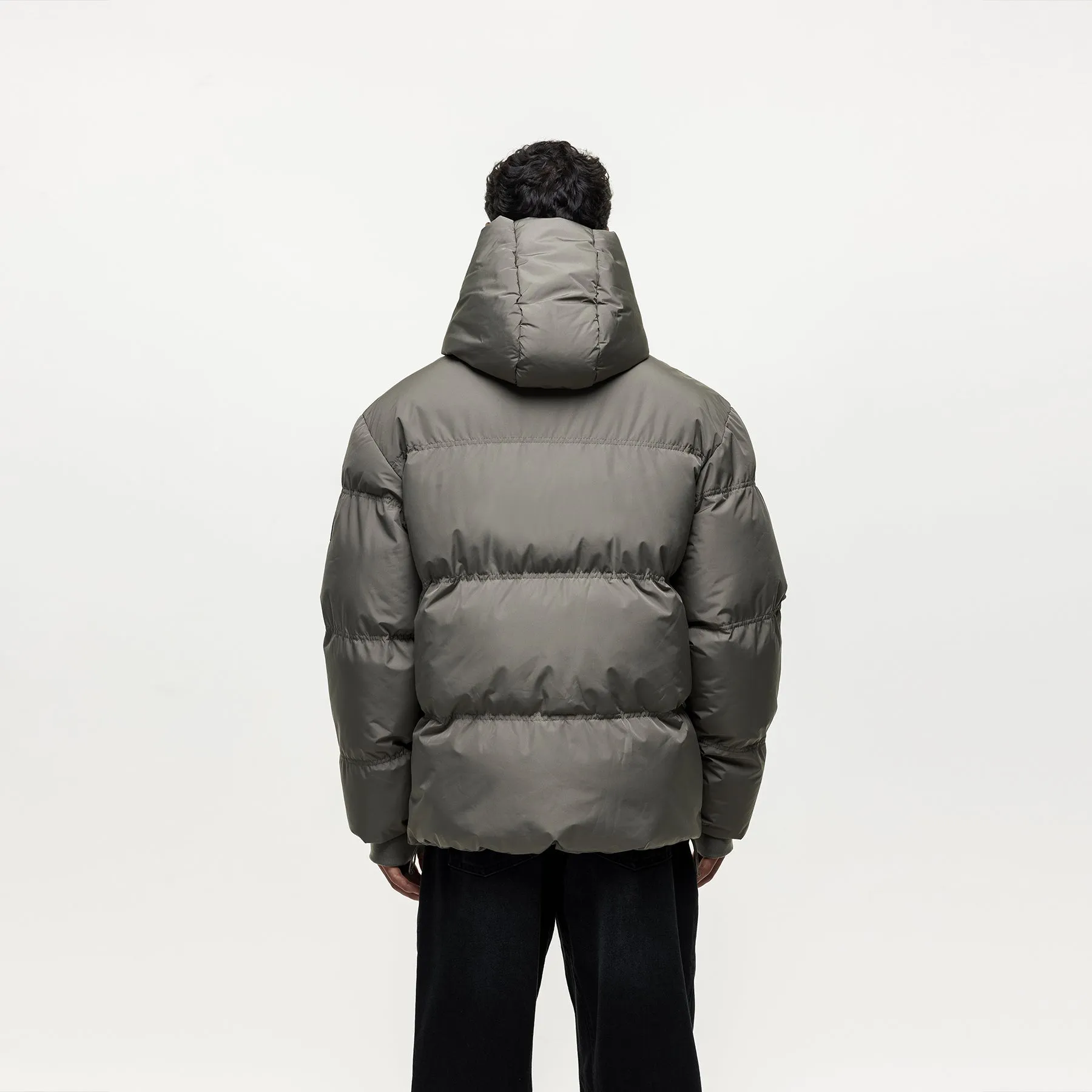 Arctic Olive Puffer Jacket Thermal Lining Tech