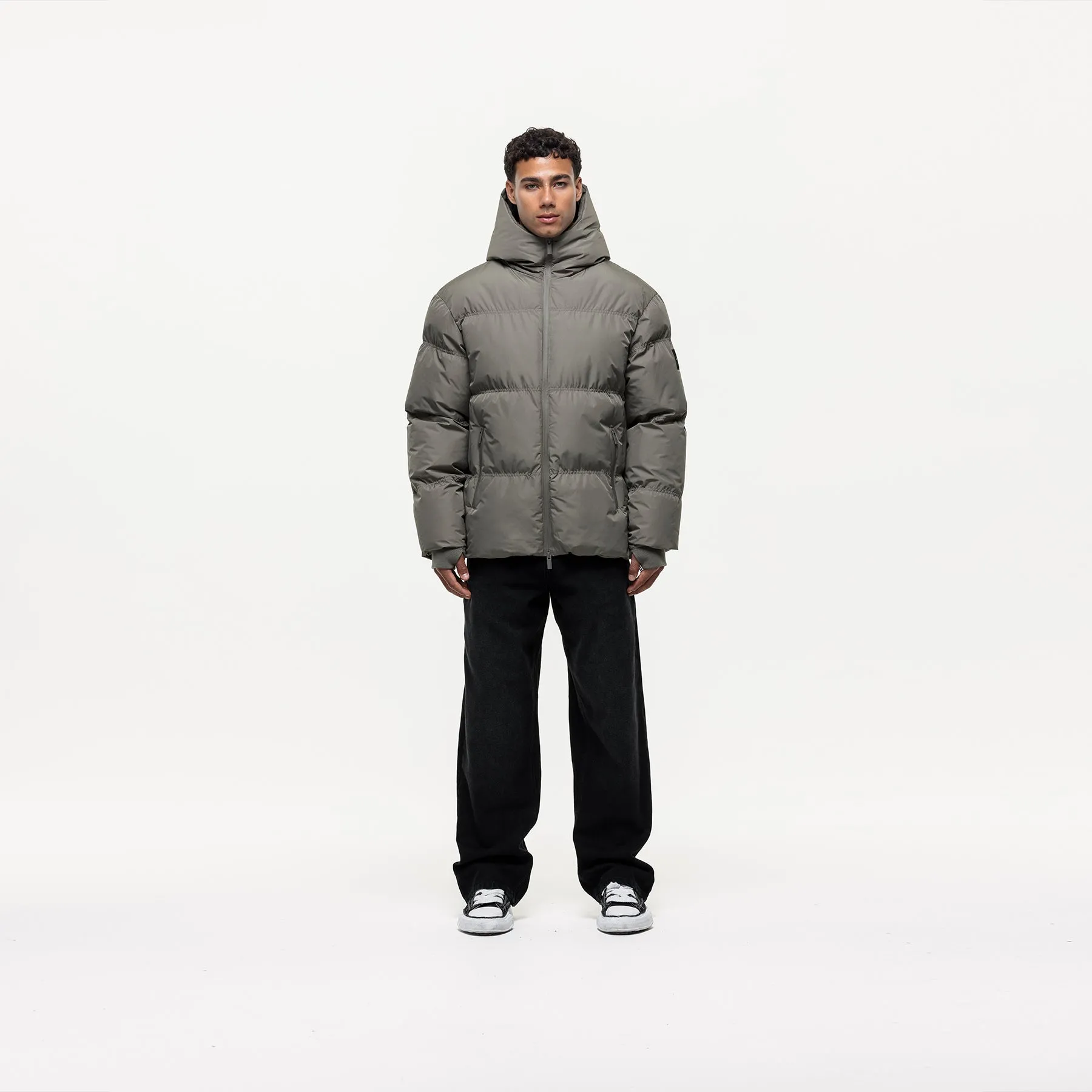 Arctic Olive Puffer Jacket Extra Layer Piece Stylish Comfort