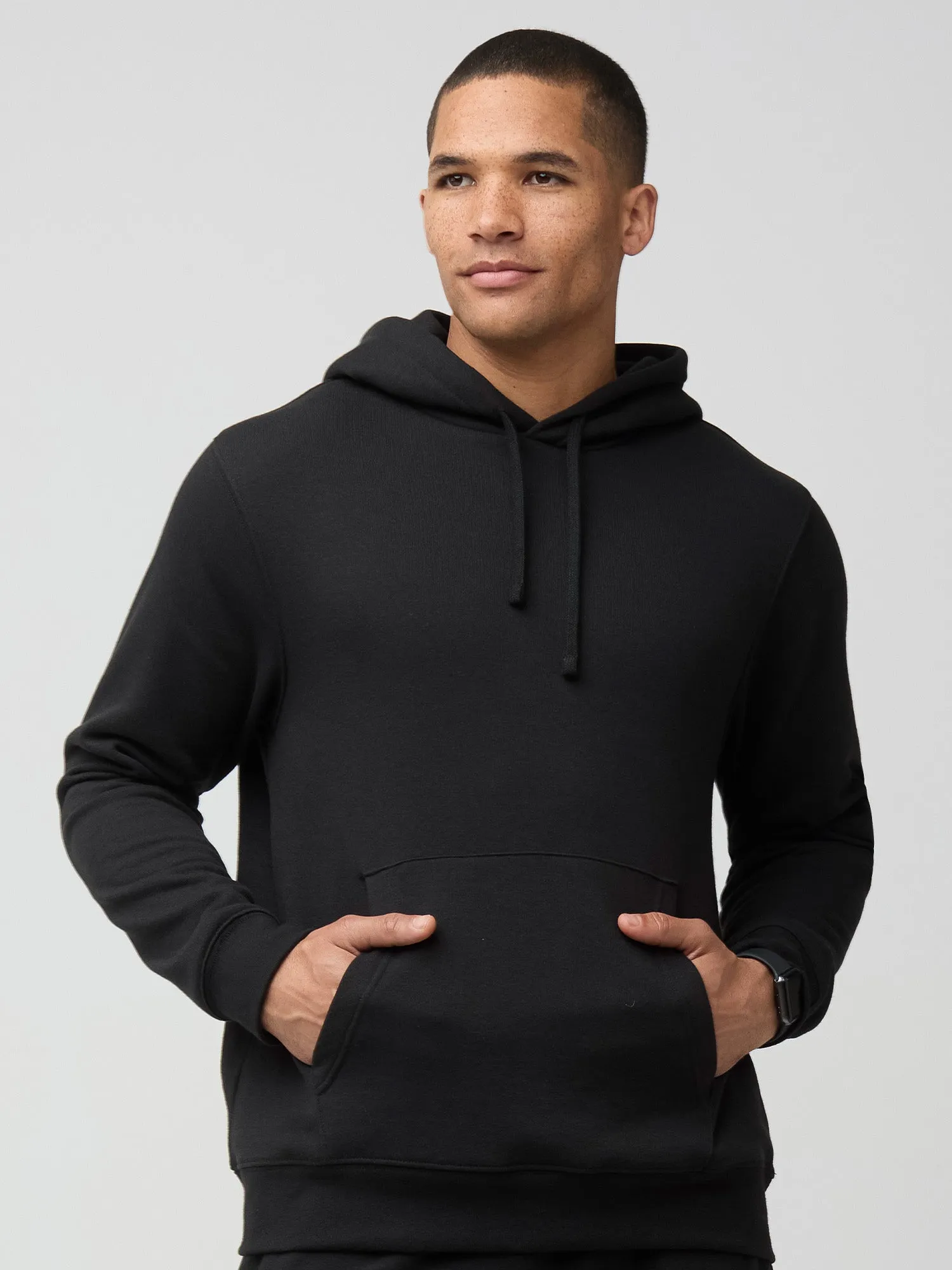 Edgy RelaxedFit Pullover Hoodie Black   Dark Navy 2-Pack