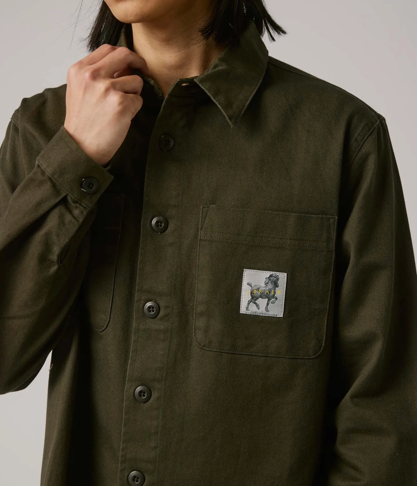 Fit Flex Sleek Layers DARING LS OVERSHIRT // DEEP OLIVE