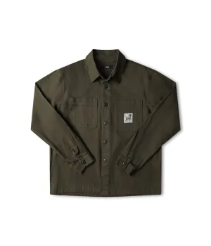 DARING LS OVERSHIRT // DEEP OLIVE Breathable Layer