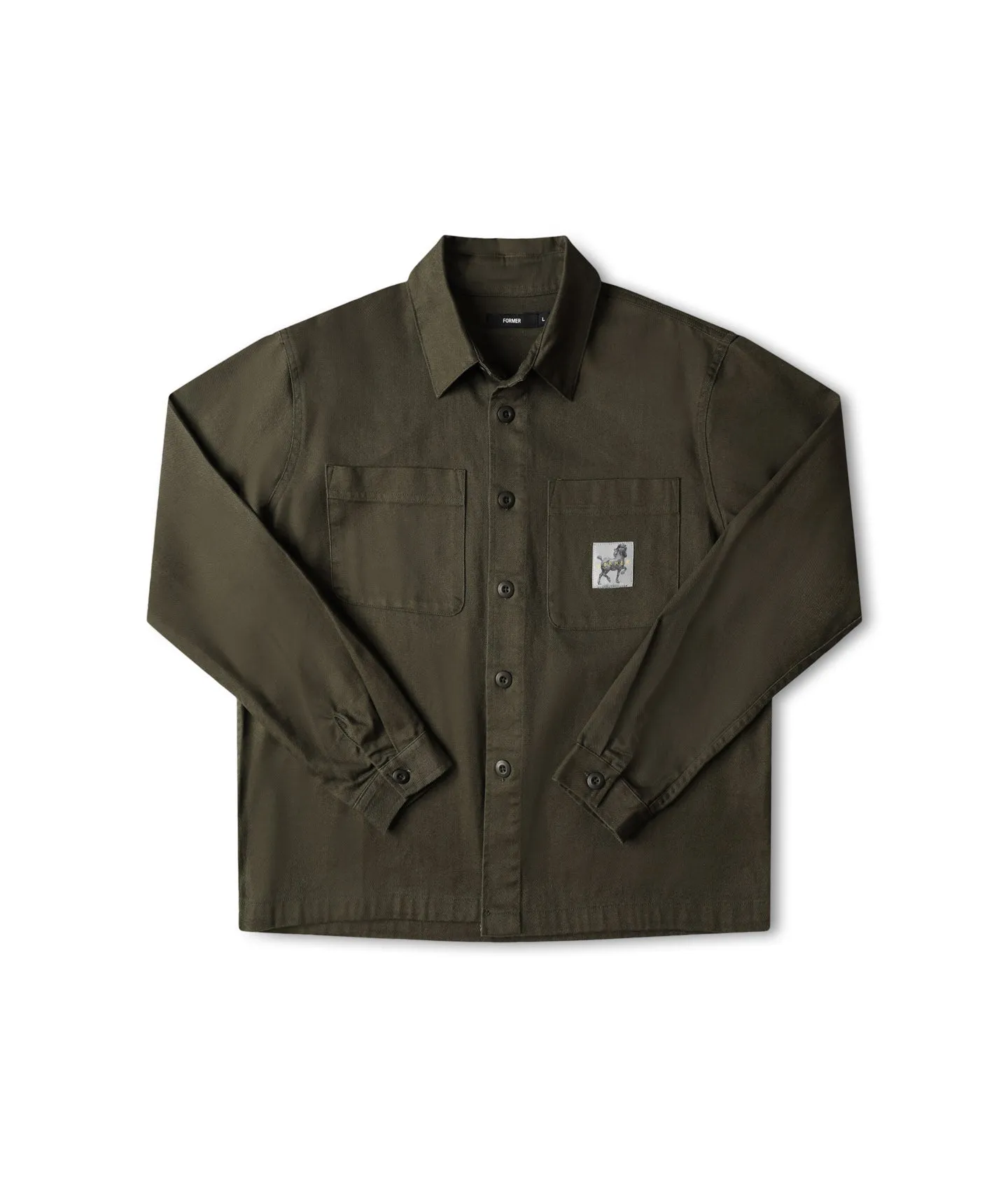 DARING LS OVERSHIRT // DEEP OLIVE Breathable Layer