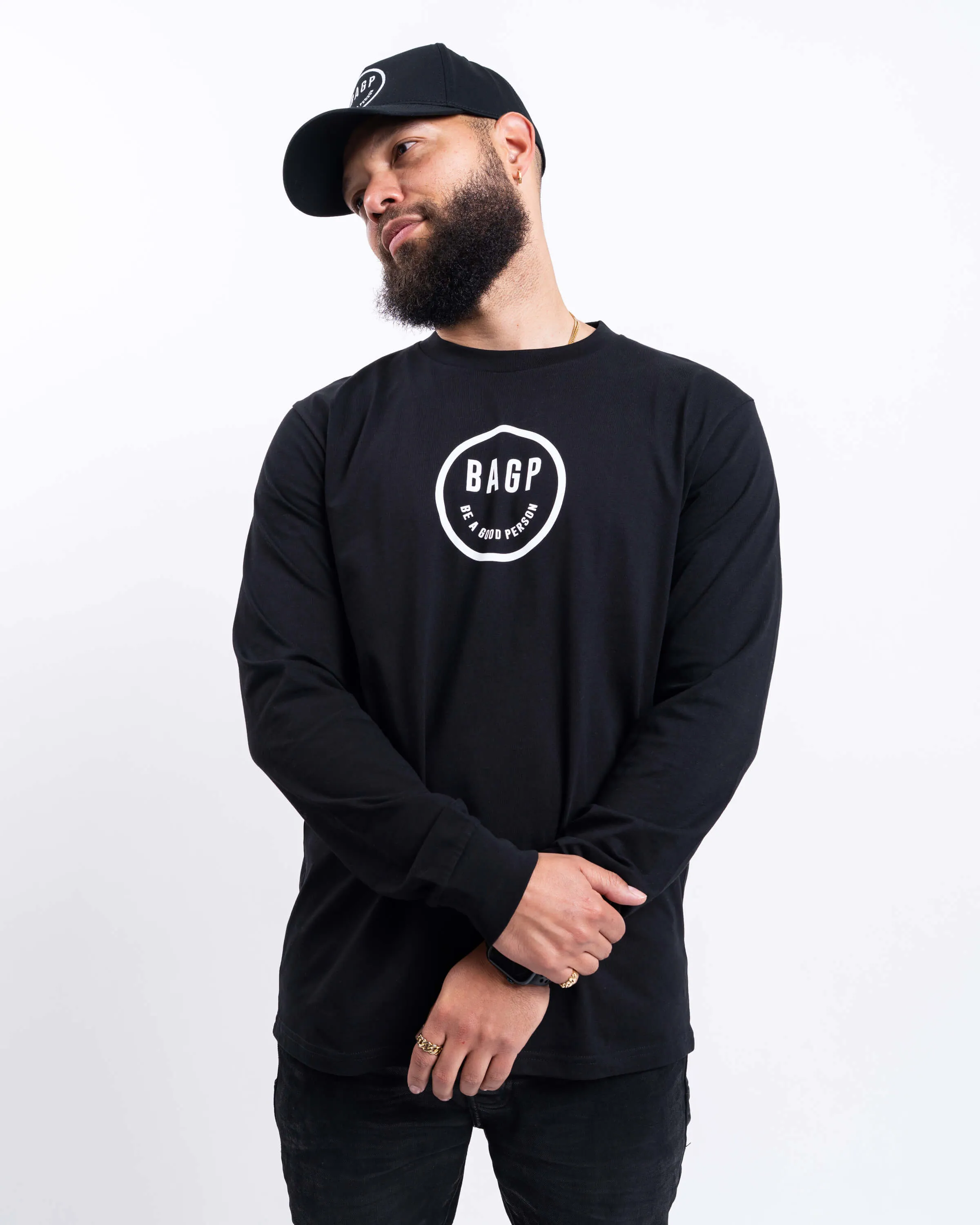 Timeless Wear Smiley Long Sleeve - Black