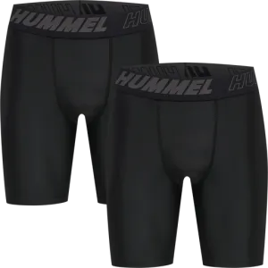 Hummel Men's Te Topaz Tight Shorts 2-Pack Easy Flow Fit stretchy fabric